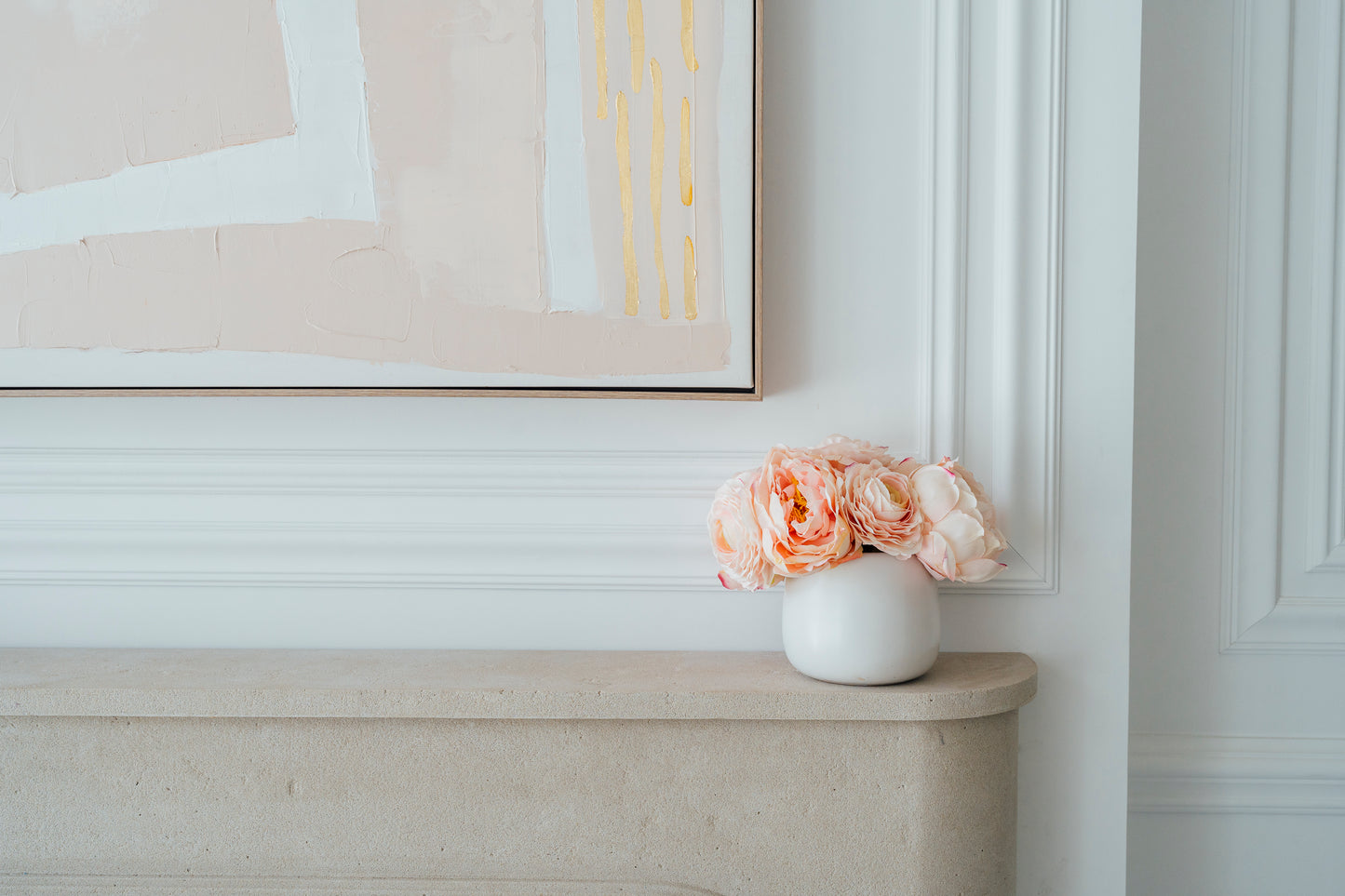 Blush Peonies and Ranunculus Bouquet