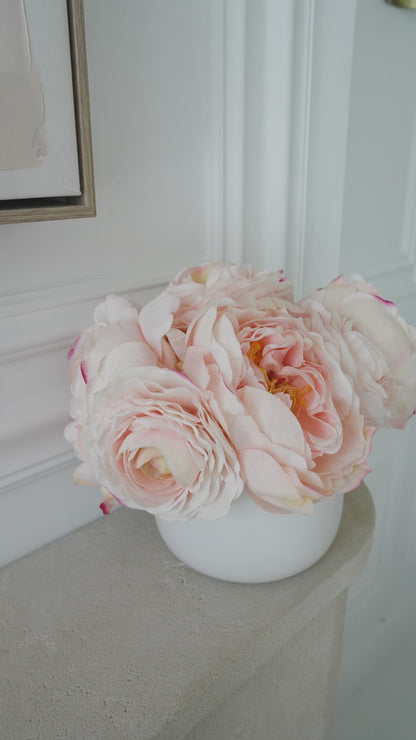 Blush Peonies and Ranunculus Bouquet